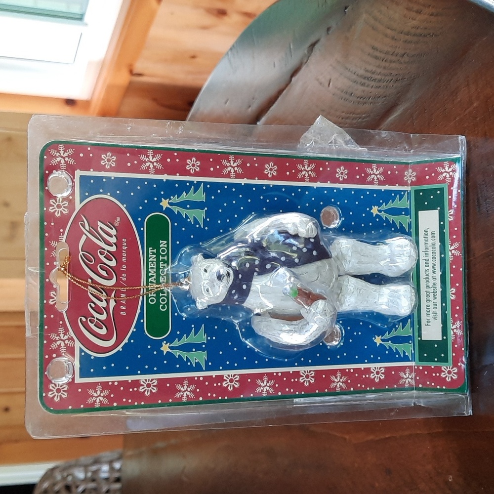 VTG RARE Coca-Cola Resin Ornament Collection POLAR BEAR